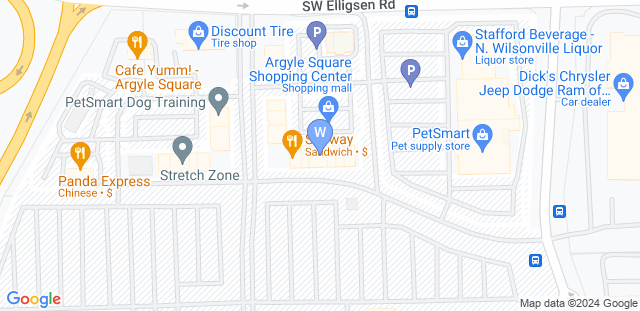 Map to Wilsonville Taekwondo Academy